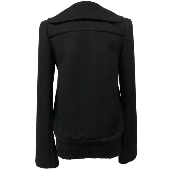 MARC JACOBS Women's Black Wool Bomber/Jacket Size 4 NEW WITH TAGS - Picture 8 of 13